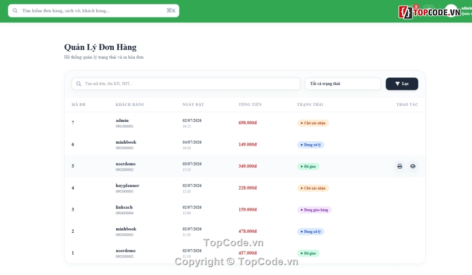Website php,php bán sách,php mysql